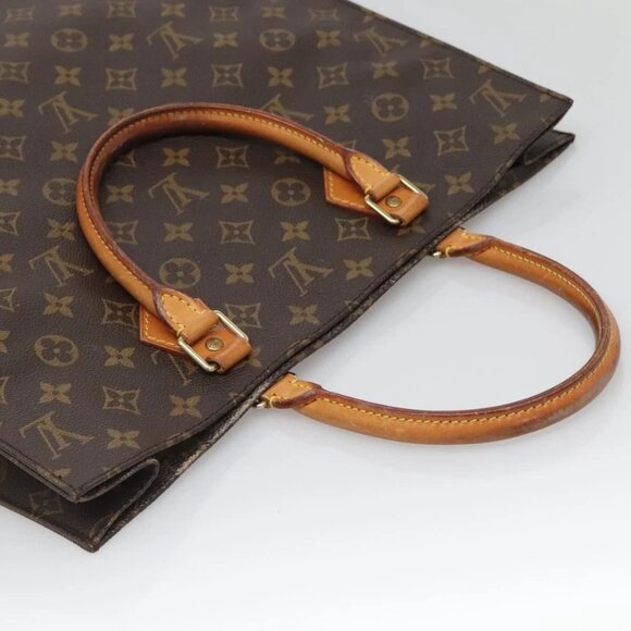 LOUIS VUITTON Monogram Sac Plat Hand Bag M51140 LV Auth 133705 - Picture 7 of 16